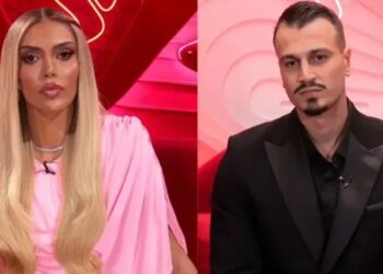 Pamjet virale/ Mateo puth Brikenën në pjesën int*me (Video)