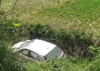 Aksident i rëndë, makina del nga rruga dhe bie nga lartësia, pIagosen babai dhe dy vajzat e mitura! (Video)