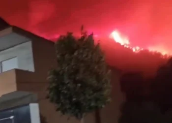 Zjarri i afrohet puseve të naftës dhe spitalit në Delvinë, banorët të alarmuar: Po dalim me mbathje rrugëve