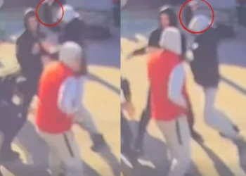 PAMJE TE RENDA! Ja momenti kur tre të rinjtë konfliktohen me njëri-tjetrin, nxjerrin th*kat dhe…(Video)