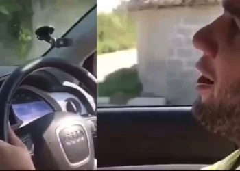 Videoja që po ‘TERBON’ rrjetin! Stenaldo kapet duke i dhënë makines, ja cfare…