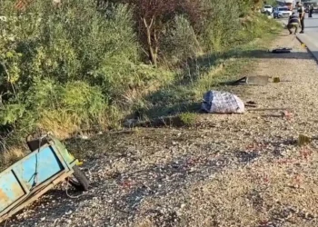 Aksident me vd*kje në autostradë! Autobusi me targa greke përplas për vd*kje shoferin (EMRI)