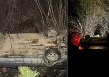 Aksident i rëndë, makina del nga rruga dhe përfundon në përrua, ka të… (Detaje)