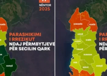 URGJENTISHT të merren masat: Rrebeshe të forta shiu, ja cilat do jenë qarqet më të rrezikuara