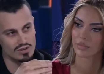 Moment i ëmbël në BBVA/ Mateo puth Brikenën, si reagoi ajo? (Video)