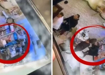 Autori i drejton a*mën në një lokal/ Dalin PAMJET e pl*gosjes së “Guccit” (Video)