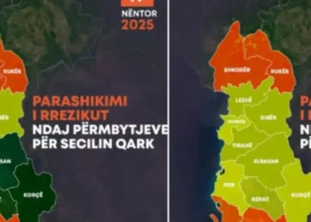 Merrni masat/ Reshje intensive dhe shtrëngata, ja cilat janë qarqet më të rrezikuara këtë javë