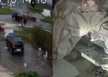 Aksident i frikshëm në vend! Makina përfundon në kanal, 2 persona…