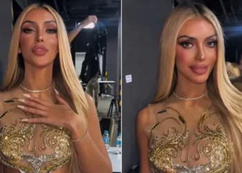 Njihuni me të atin e Brikenës, pamjet bëhen virale në rrjet (Foto)