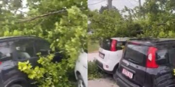 Moti i keq shkakton KAOS në këto qytete në vendin tonë! Erë e fortë dhe rrebeshet rrëzojnë…