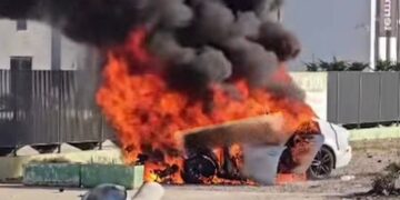 Aksident i frikshëm në vend! 3 makina përfshihen, njëra shpërthen në fIakë