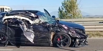 Aksident në autostradën, pIagosen dy persona!