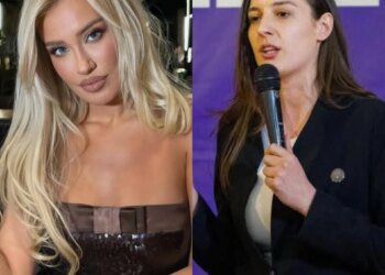 Dalin pamjet/ Përplasje e fortë mes Dea Mishel dhe Zeqine Caushit
